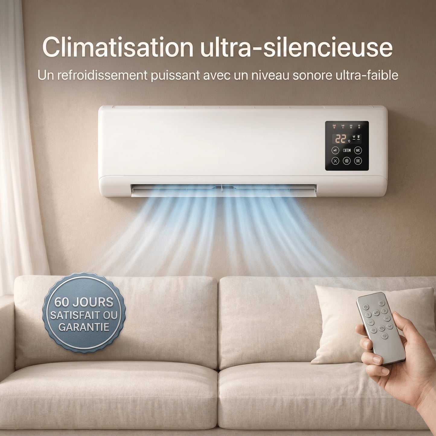 ComfortAir Pro – De la fraîcheur à tout moment, où et quand vous le souhaitez