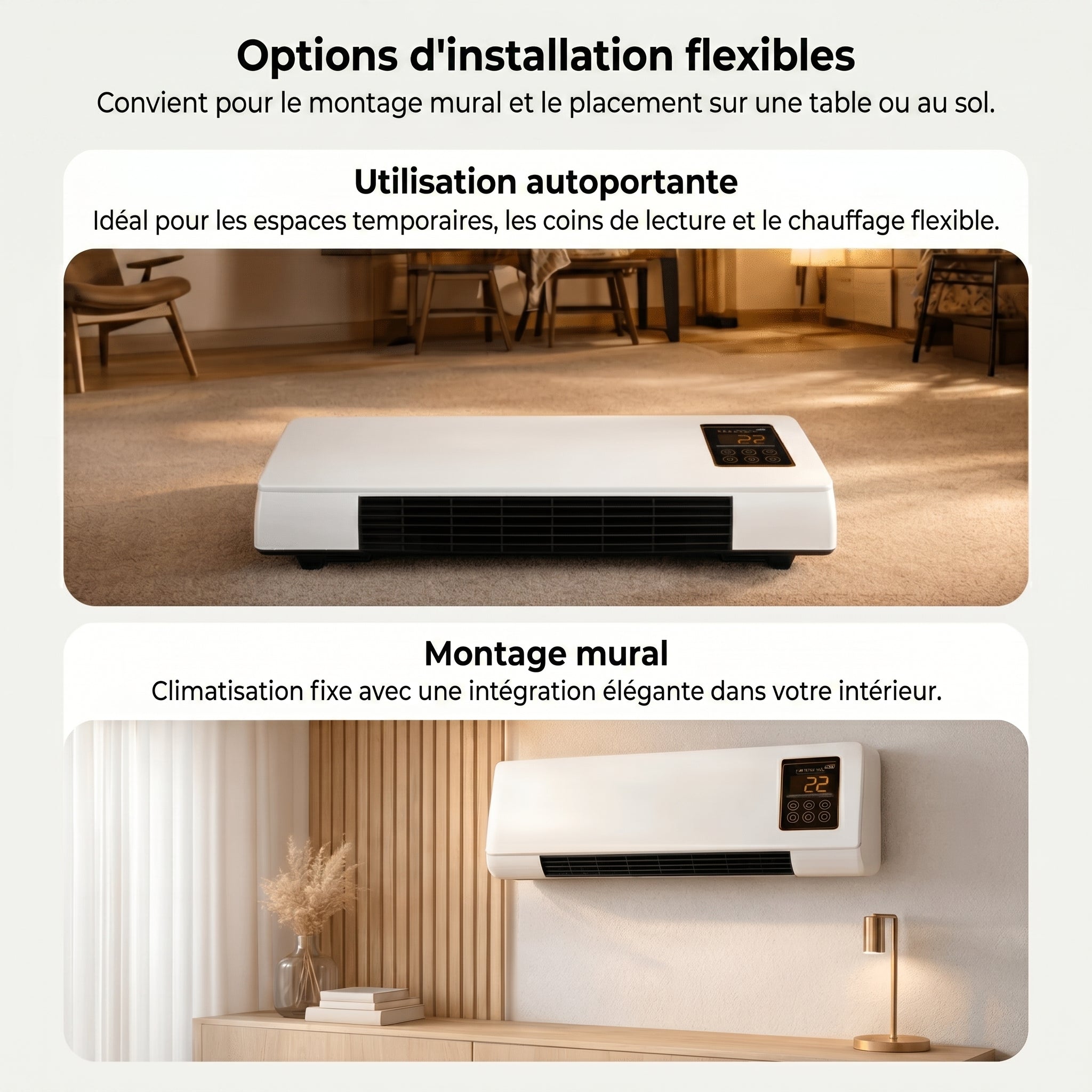 ComfortAir Pro – De la fraîcheur à tout moment, où et quand vous le souhaitez