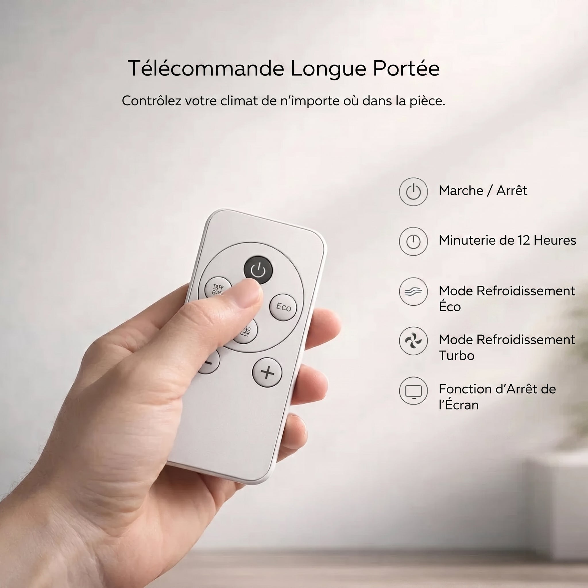 ComfortAir Pro – De la fraîcheur à tout moment, où et quand vous le souhaitez