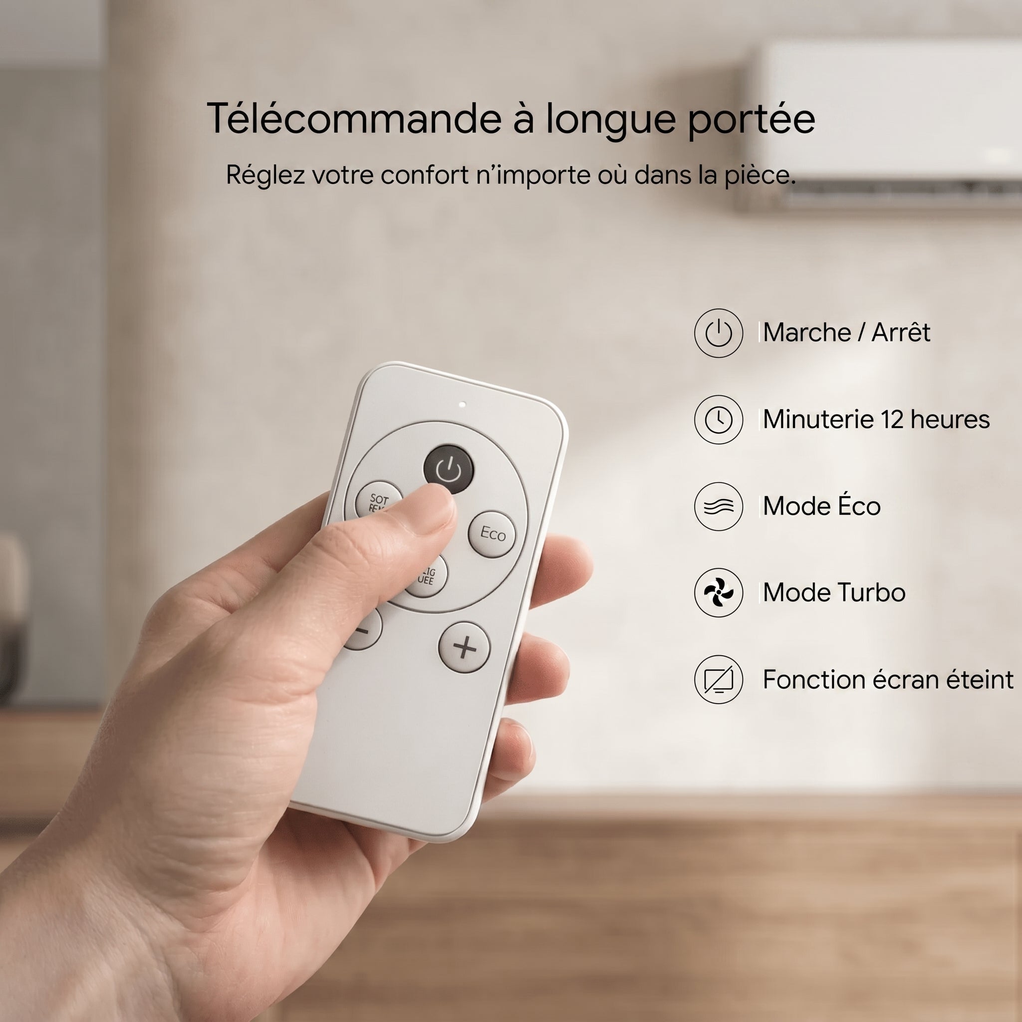 ComfortAir Pro – De la fraîcheur à tout moment, où et quand vous le souhaitez