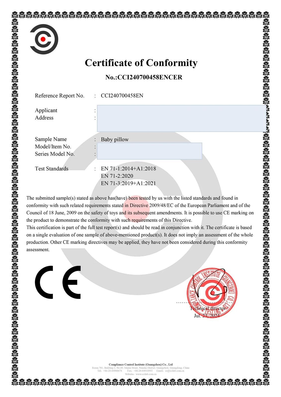 Conformiteitscertificaat