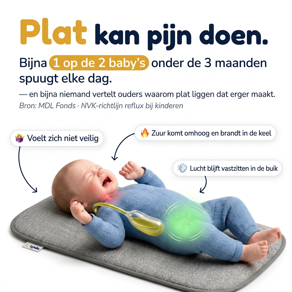 Het refluxnestje dat de houding van jouw armen vasthoudt