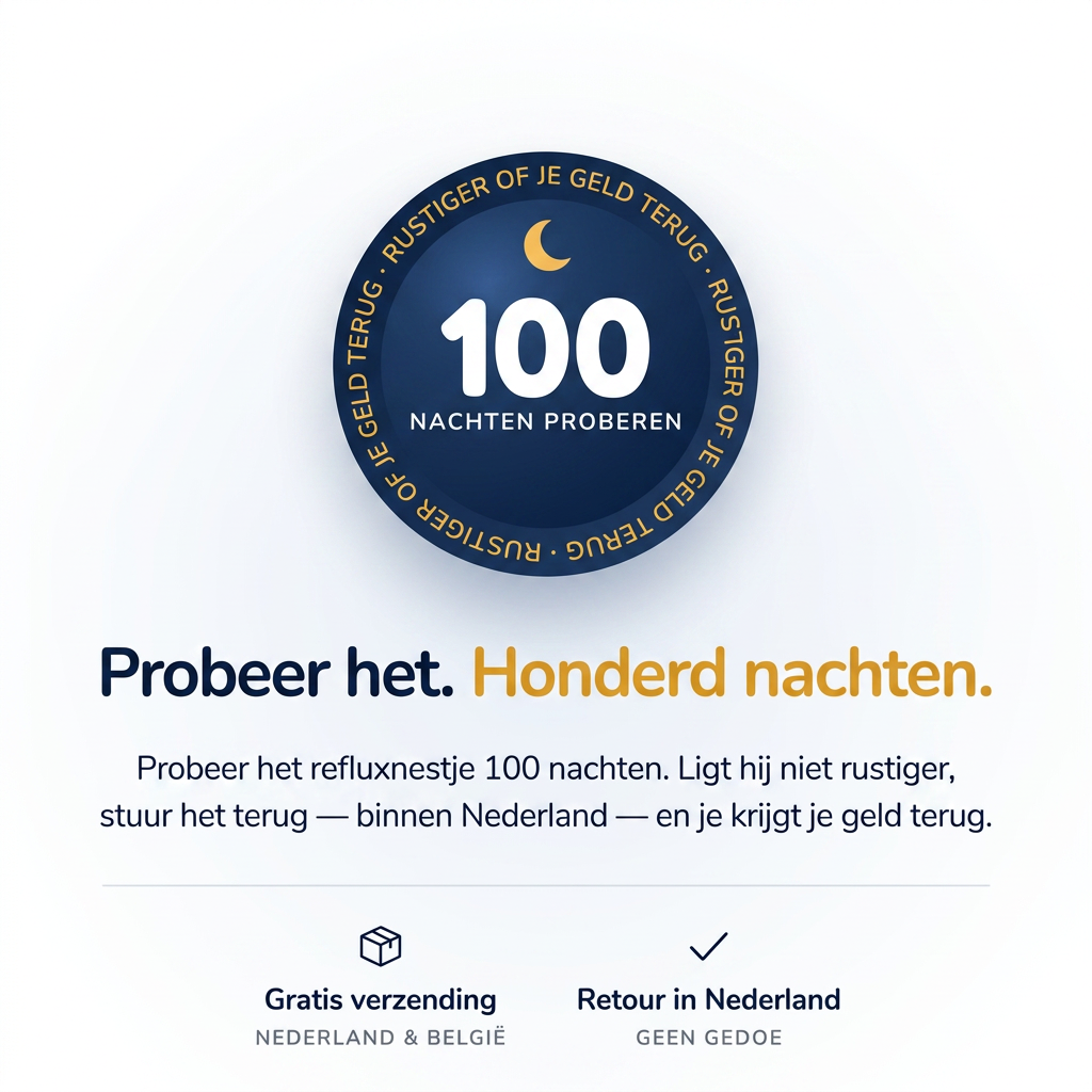 Het refluxnestje dat de houding van jouw armen vasthoudt