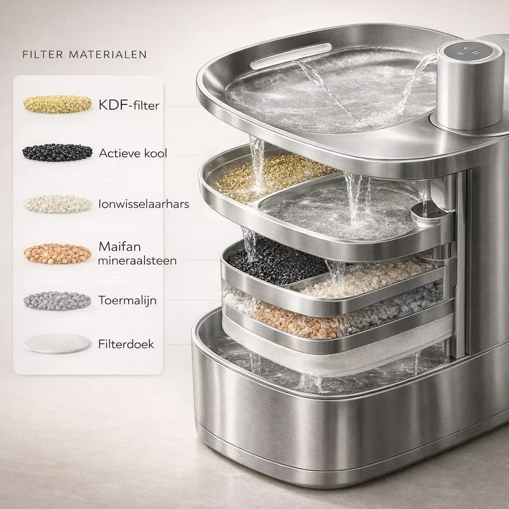 ZuiverPoot – Stromend, gefilterd water voor een gezondere kat