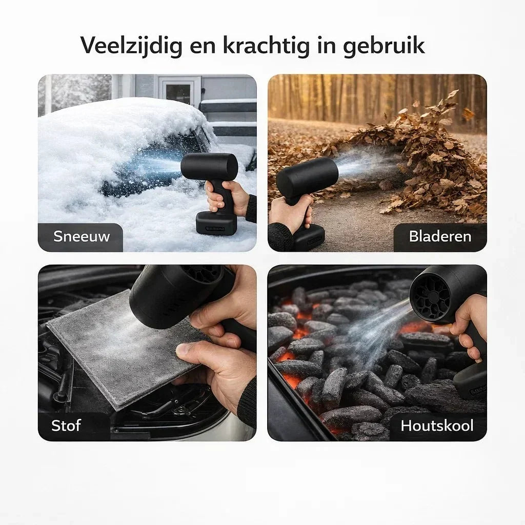 AirSweep — Bladeren en vuil weg in seconden