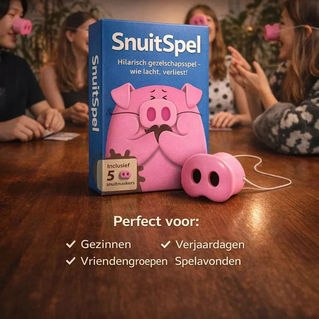 SnuitSpel – Het spel waarbij lachen verliezen betekent