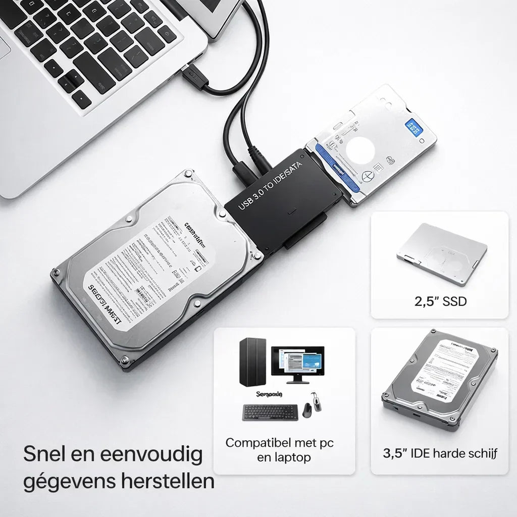 DataRevive USB-adapter voor harde schijven