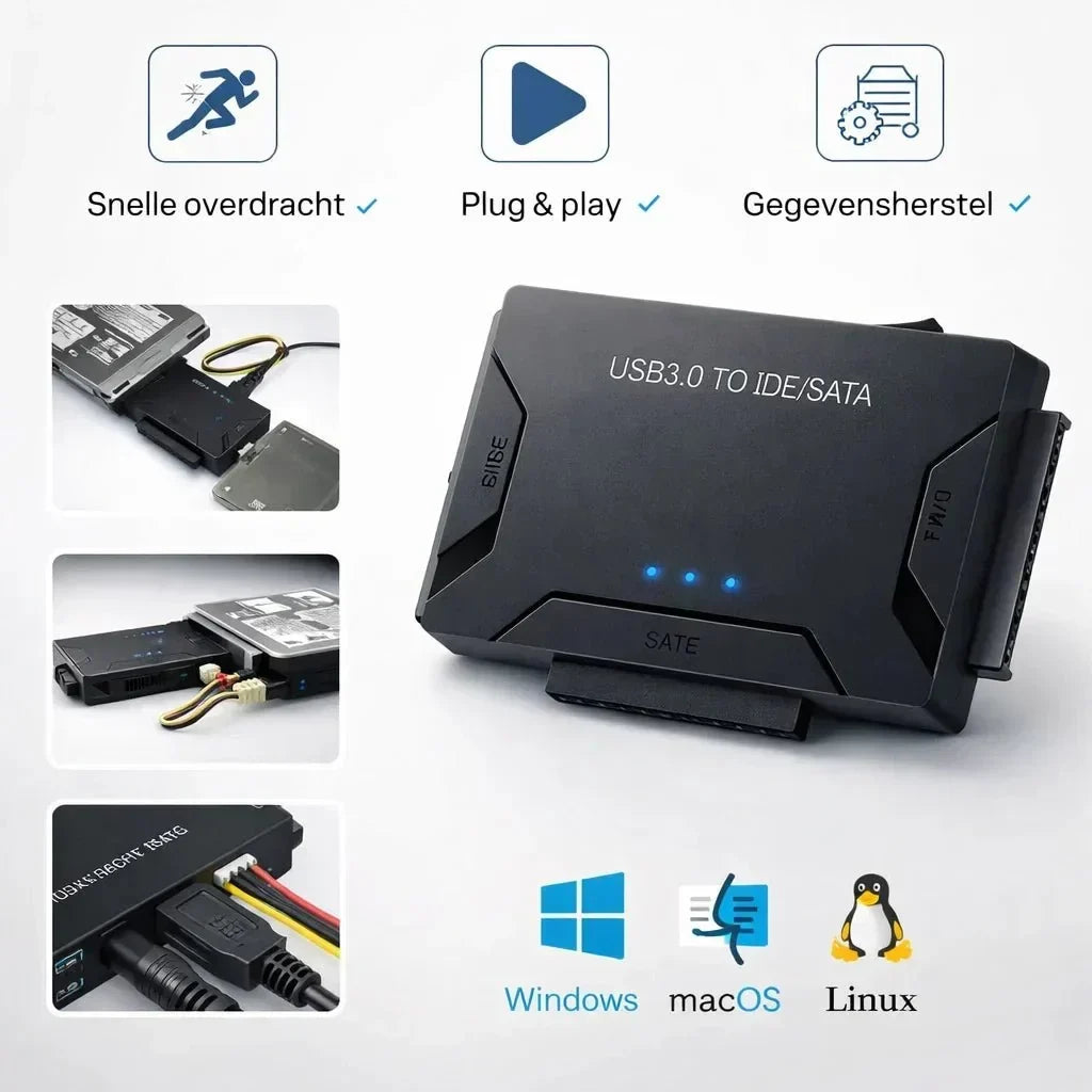 DataRevive USB-adapter voor harde schijven