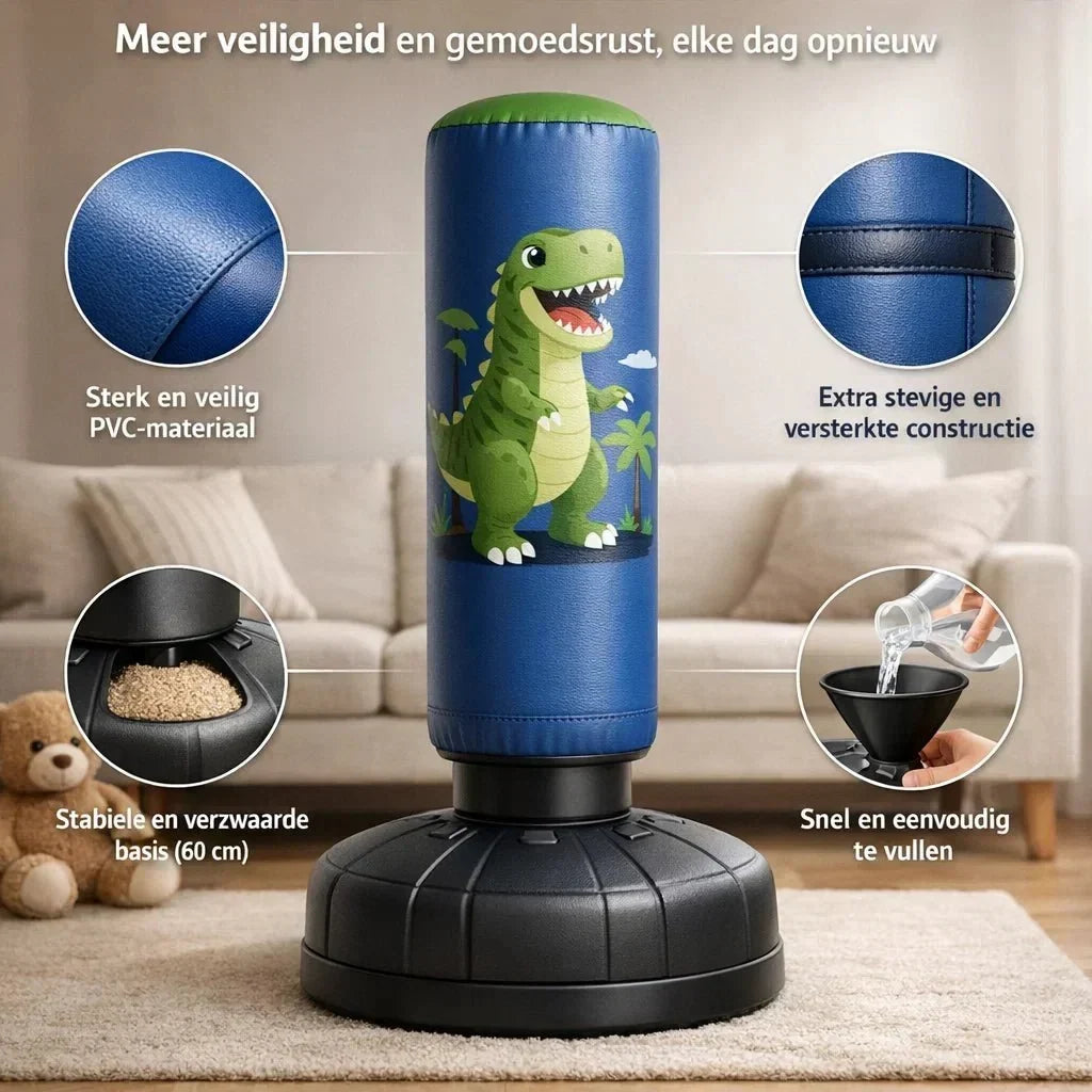 KickBuddy opblaasbare bokszak voor kinderen